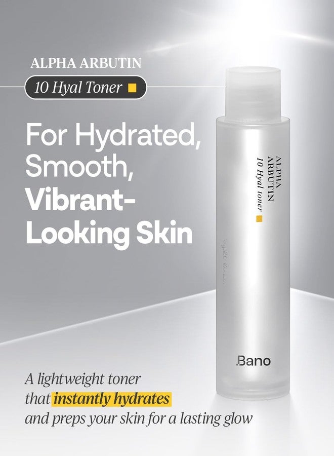 Bano Alpha Arbutin Toner – Hydrating Exfoliating Toner with Niacinamide, Hyaluronic Acid, PHA & Salicylic Acid | Glow & Uneven Tone | Korean Skincare for Sensitive Skin | Fragrance-Free | 4.05 fl oz - Image 2